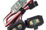 Powerhobby PHLIGHT-006  PowerHobby RC Double lamp LED Lights Headlights Spotlight w/ Controller for 1/10 1/8