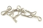 Protek RC ProTek RC Standard Bent Body Clip (10) (1/10 Scale)