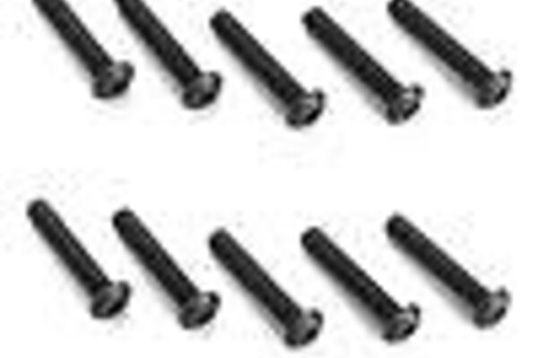 ARRMA AR721316 Button Head Screw 3x16mm (10)