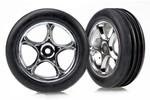 Traxxas 2471R  T&W CHRM 2.2/RIBBD FRNT TIRE