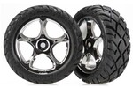 Traxxas 2479R  T&W BLK CHRM 2.2/ANACONDA TIRE