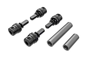 Traxxas 9751-GRAY  DRIVESHAFTS CNTR MALE DRK TITAN
