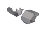 Traxxas 9765  SKIDPLATE AXLE STAINLESS (F/R)