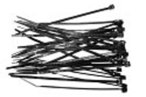 Racers Edge RCE5604B  4" Black Tie Wraps (30)