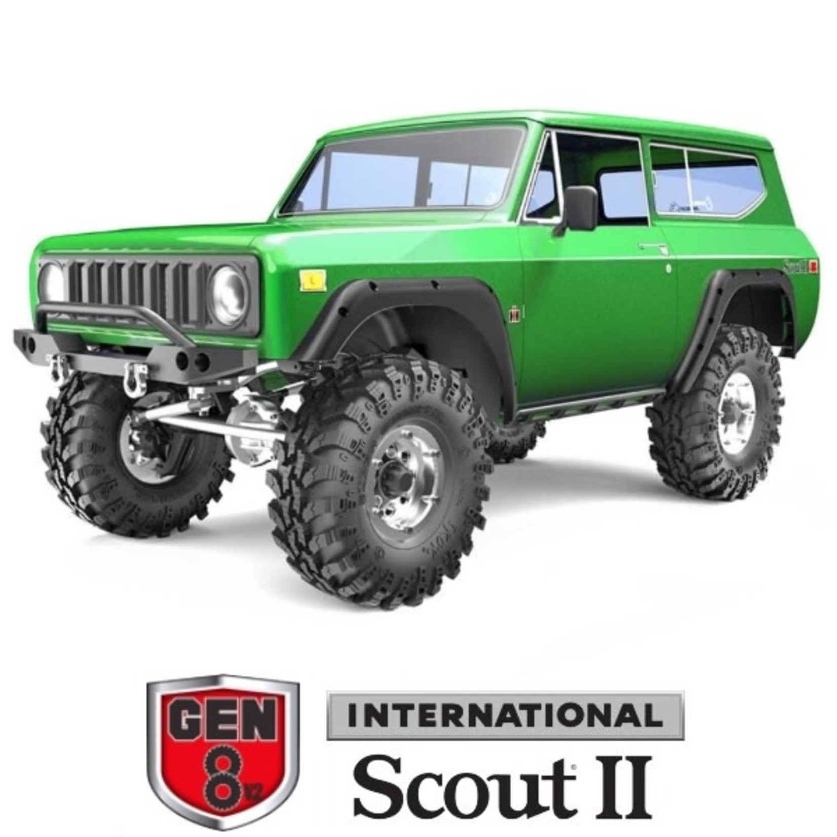 Redcat Racing GEN8-V2-GREEN Gen8 V2 RC Rock Crawler - 1:10 International Harvester Scout II
