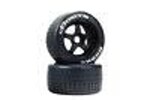 ARRMA ARA550084  dBoots Hoons 53/107 2.9 Pre-Mounted Belted Tires, Silver, 17mm Hex, 5-Spoke (2)