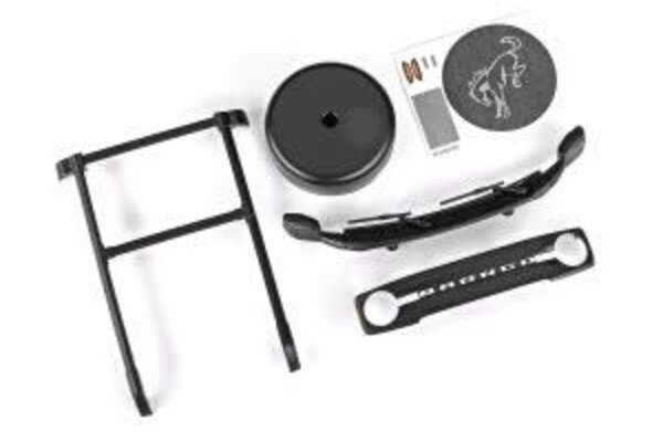 Traxxas 9715  Roof rack/ spare tire cover/ cowl/ grille (fits #9711 body)