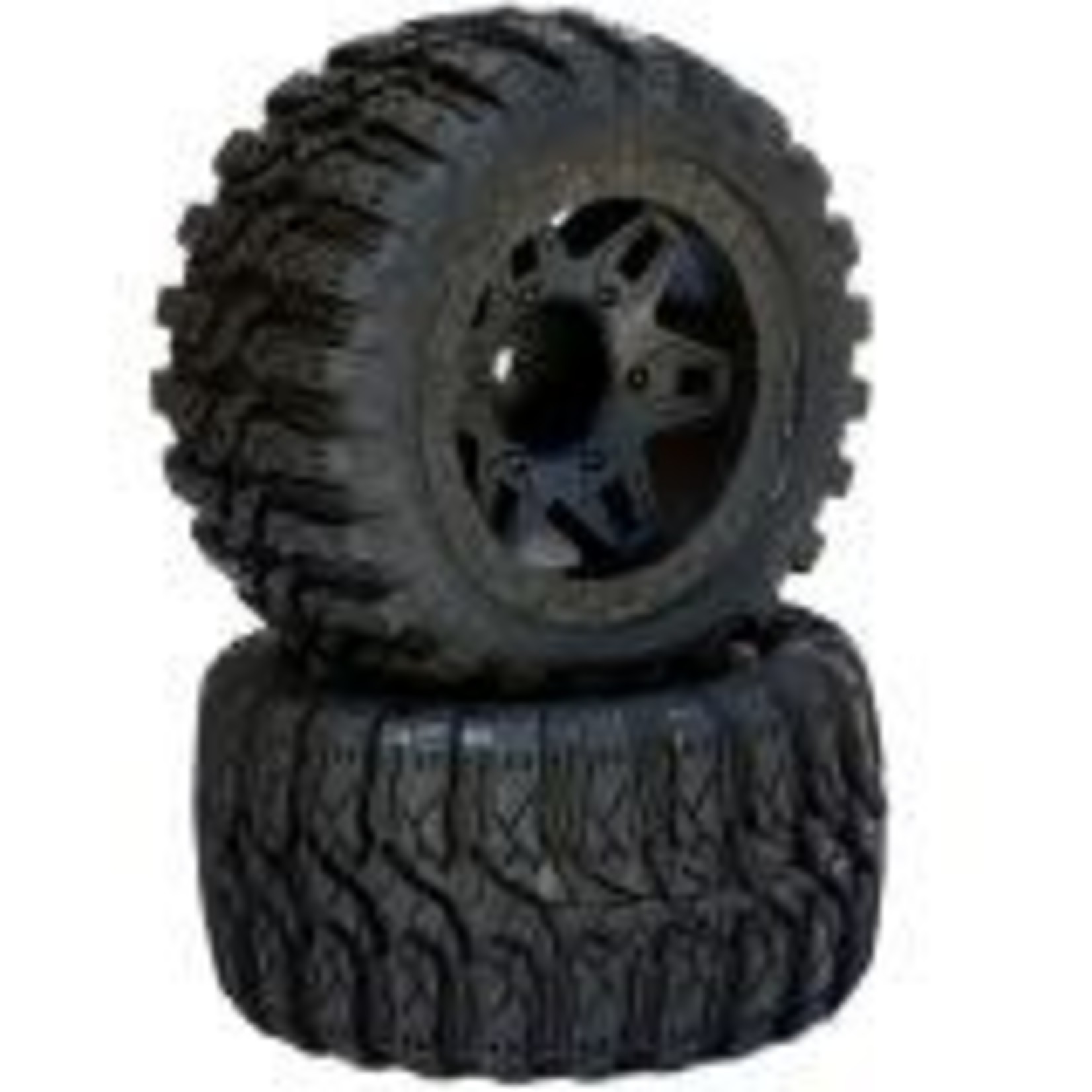 Power Hobby PHBPHT217710  Defender 2.8 Belted Stadium Truck Tires 0 Offset Front 2WD