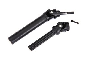 Traxxas 8996 Driveshaft assembly, front or rear, Maxx® Duty (1) (left or right) (fully assembled, ready to install)/ screw pin (1) (for use with #8995 WideMaxx® suspension kit)