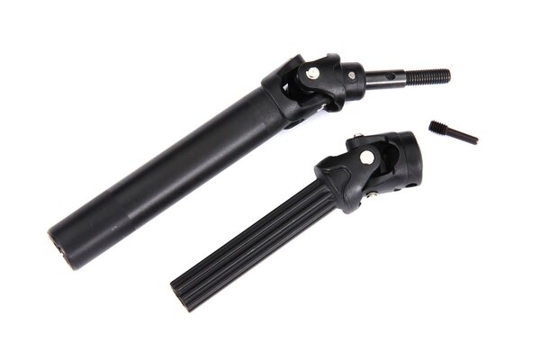 Traxxas 8996 Driveshaft assembly, front or rear, Maxx® Duty (1) (left or right) (fully assembled, ready to install)/ screw pin (1) (for use with #8995 WideMaxx® suspension kit)