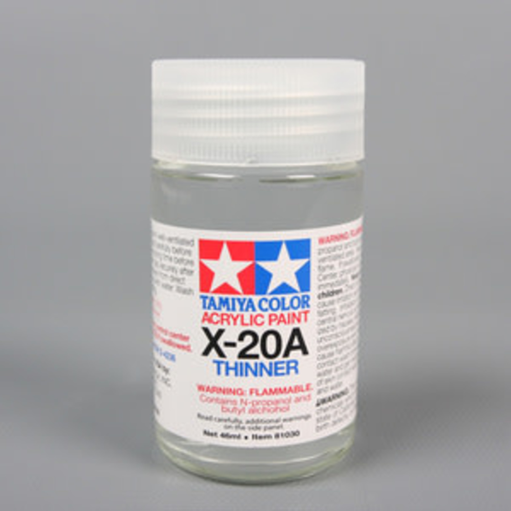 Tamiya TAM81030  Tamiya X-20A Acrylic/Poly Paint Thinner (46ml)