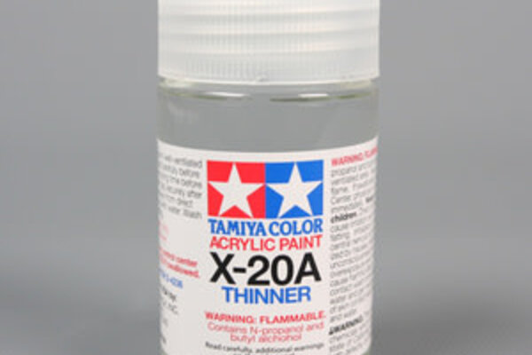 Tamiya TAM81030  Tamiya X-20A Acrylic/Poly Paint Thinner (46ml)