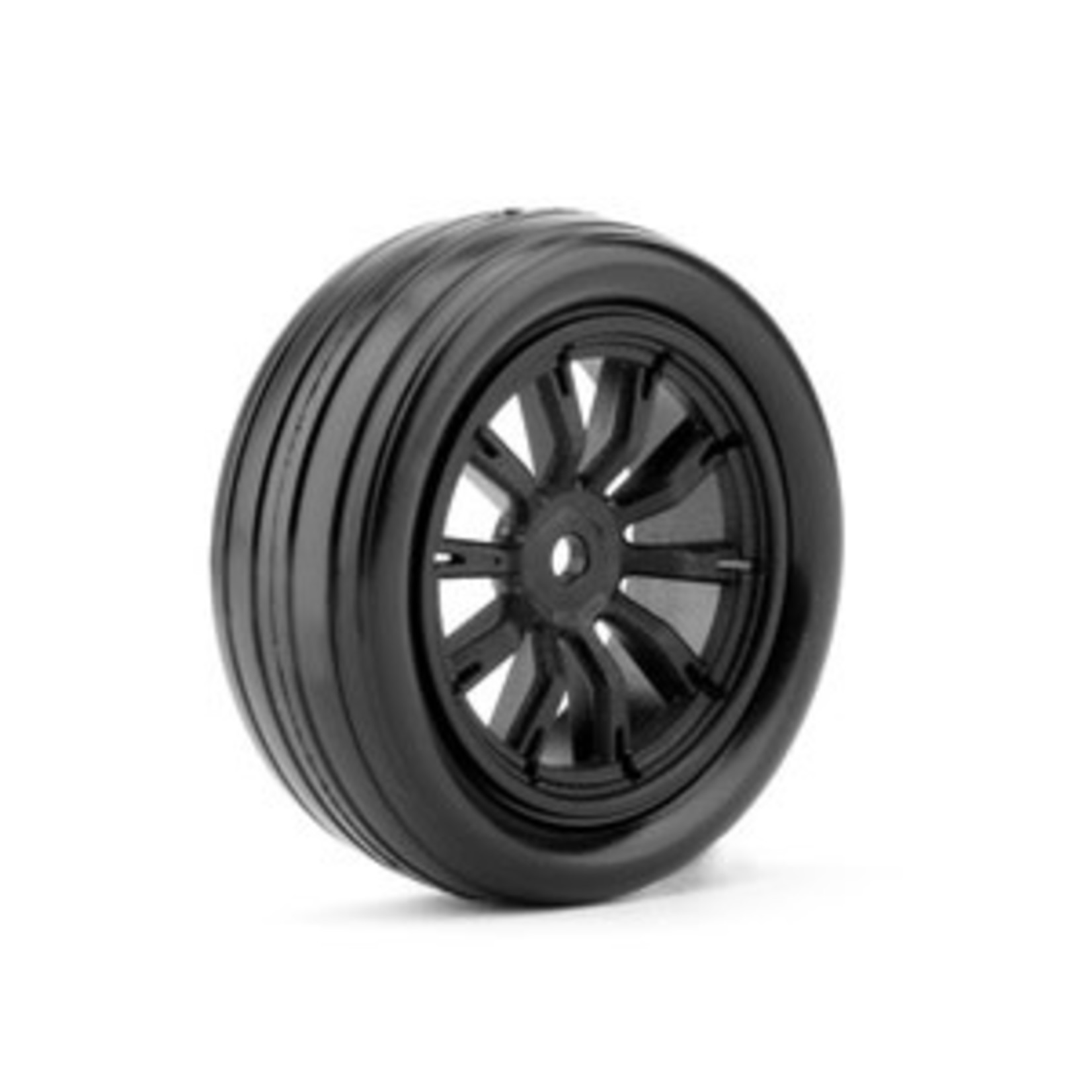 JETKO JKO2901CBSSG  1/10 DR Booster Front Tires, Mounted on Black Claw Rims, Super Soft