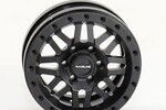 Pit Bull Tires PBTPBW19RYBB  1.9 Raceline Ryno Aluminum Wheels and Ring, Black, 4 Pcs
