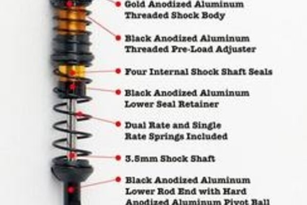 Pit Bull Tires PBTPBS0003   BDS KRONIK Shocks, 80mm, (2)
