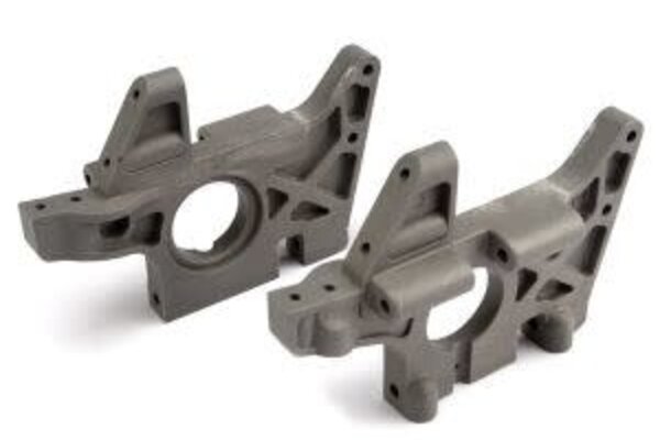Traxxas 4930R Bulkheads (l & r) (front) (gray)