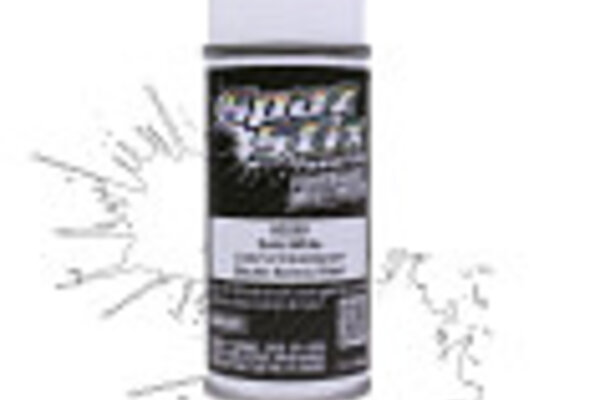 Spaz Stix SZX00209 Solid White/Backer, Aerosol Paint, 3.5oz Can
