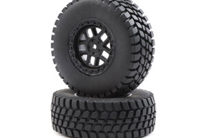 LOSI LOS43025  Alpine Wheel and Tire Mounted (2): BR