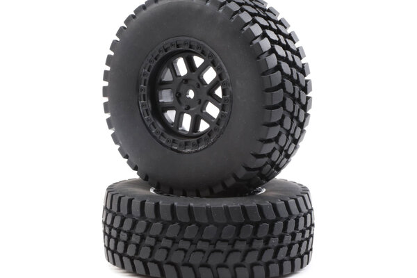 LOSI LOS43025  Alpine Wheel and Tire Mounted (2): BR