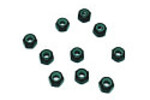 Racers Edge RCE3153BK  Nylon Lock Nut M3 (10pcs) Black Racers Edge RCE3153BK  Nylon Lock Nut M3 (10pcs) Black