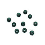 Racers Edge RCE3153BK  Nylon Lock Nut M3 (10pcs) Black