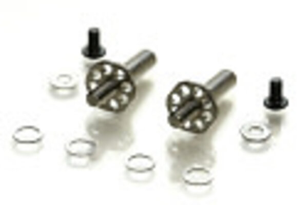 Exotek EXO1979  Exotek Traxxas Slash/Bandit Titanium Drag Racing Front Axles (2)