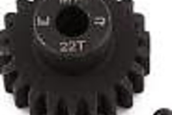 Yeah Racing YEA-MG-10012   Yeah Racing  22T Hardened Steel Mod 1 Pinion Gear (5mm Bore) (22T)