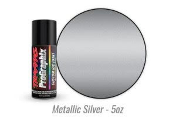 Traxxas 5073 Body paint, ProGraphix™, metallic silver (5oz)