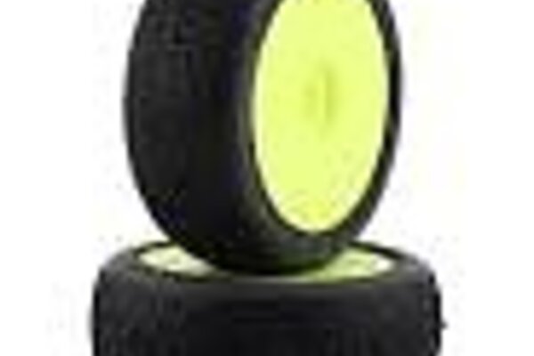 GRP GRPGBY09A  GRP Tires Sonic Pre-Mounted 1/8 Buggy Tires (2) (Yellow) (Soft)