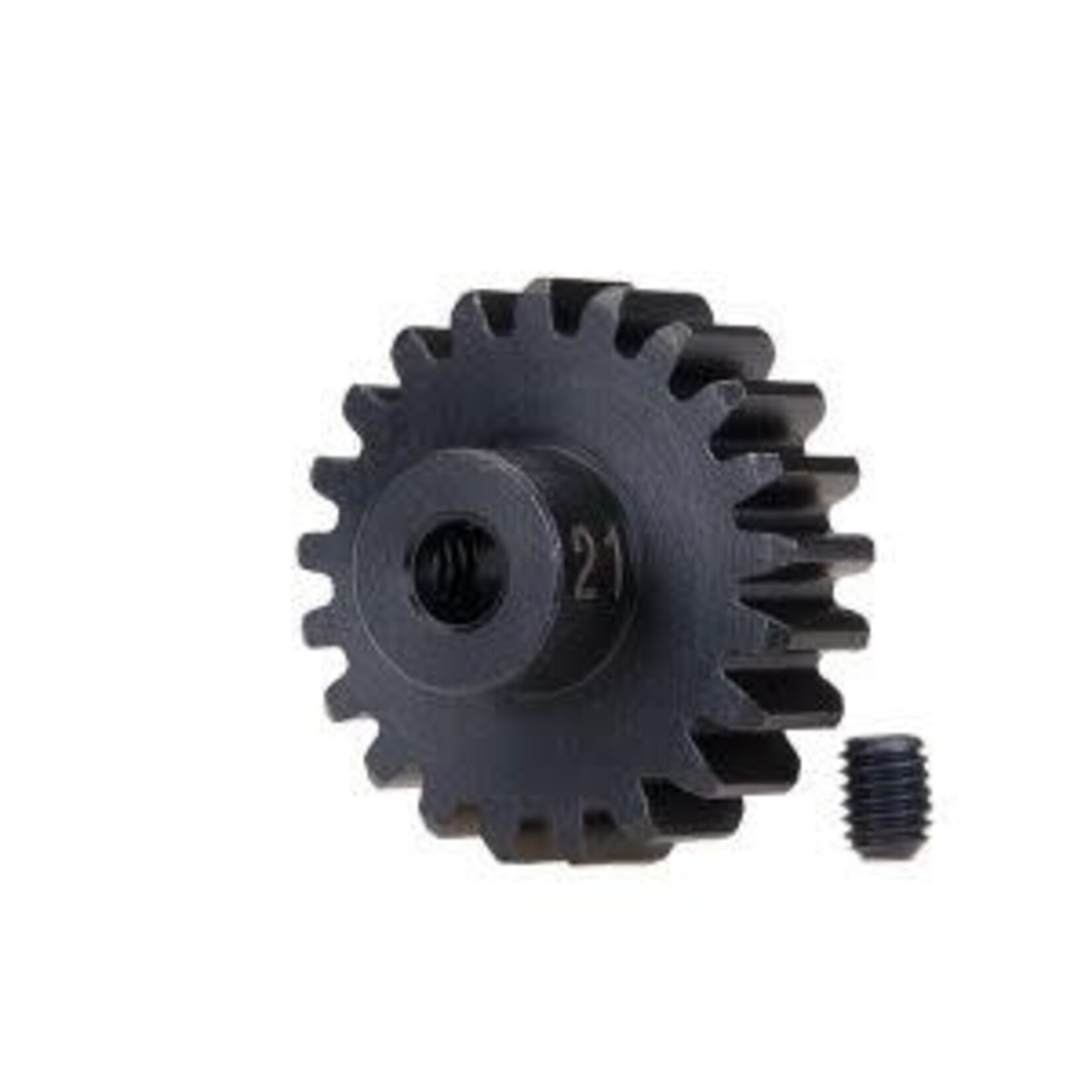 Traxxas 3951X Gear, 21-T pinion (32-p), heavy duty (machined, hardened steel) (fits 3mm shaft)/ set screw