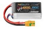 Powerhobby PHB4S4200120CXT90  4S 15.2V 4200mah 120C GRAPHENE + HV Lipo Battery w XT90 Plug