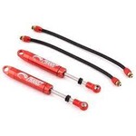 Yeah Racing YEA-DDP-110RD  Yeah Racing Desert Lizard Piggyback Shocks w/Reservoir (Red) (2) (110mm)