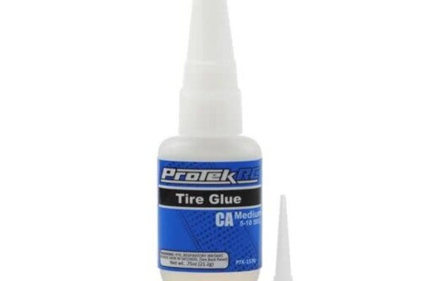 Protek RC PTK-1570   ProTek RC CA Tire Glue w/Glue Tip (Medium) (0.75oz)
