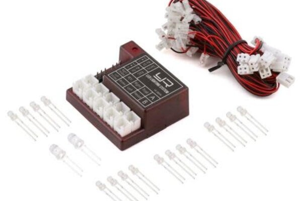 Yeah Racing YEA-LK-0034  Yeah Racing 2-Channel LED Light Kit w/Light Controller