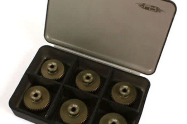 Yeah Racing YEA-MG-48027-032  Yeah Racing Hard Coated 48P Aluminum Pinion Gear Set (27, 28, 29, 30, 31, 32T) (3.17mm Bore)