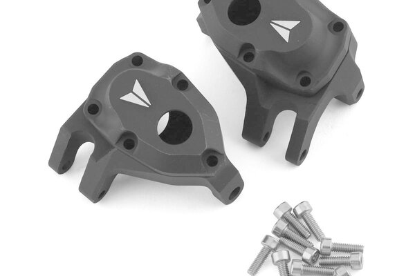 Vanquish Products VPS08640  Vanquish Products F10 Portal Aluminum Front Knuckle Set (Black) (2)