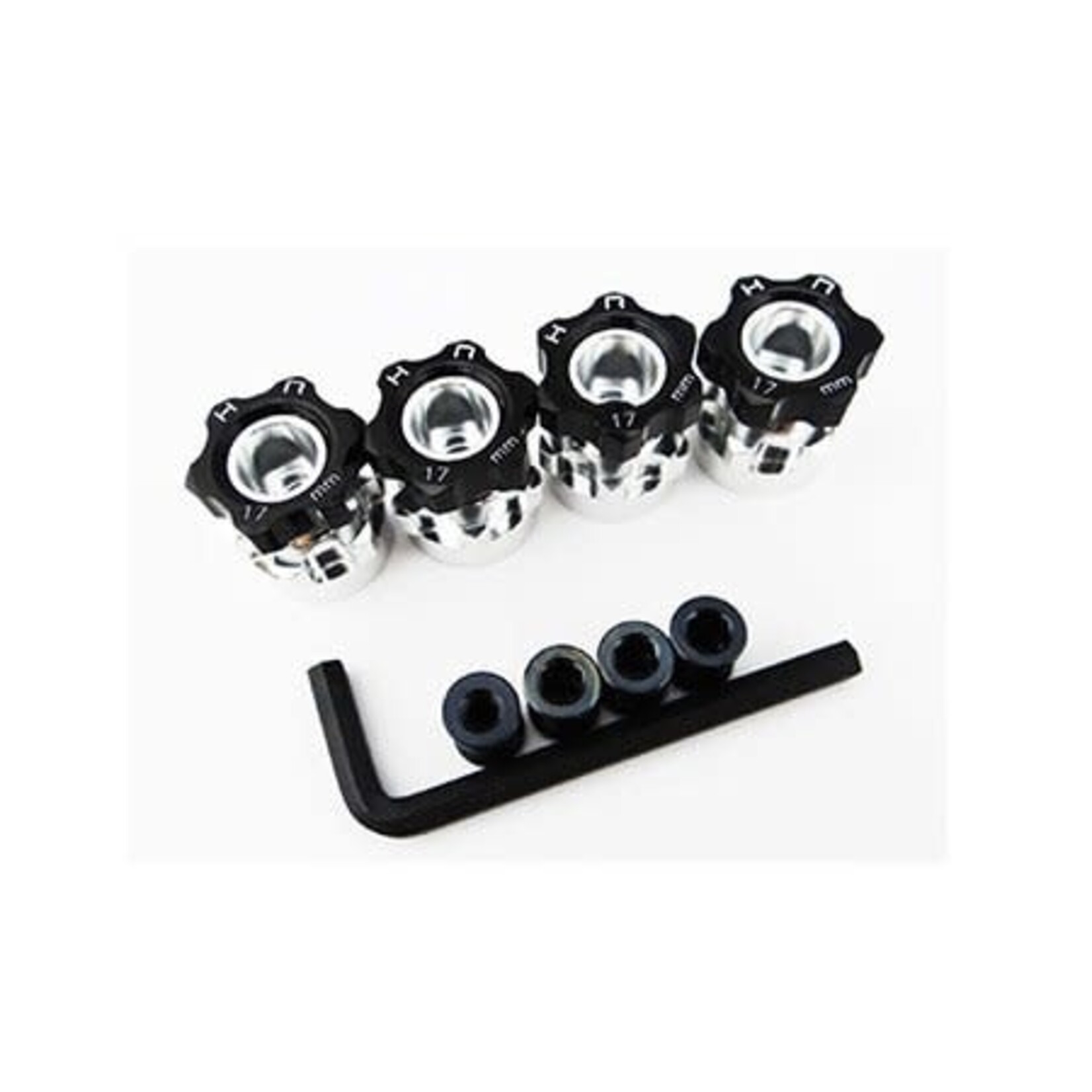 Hot Racing HRAWH17HS01 Hex Hub Adapters, 12mm to 17mm w/ 6mm Offset