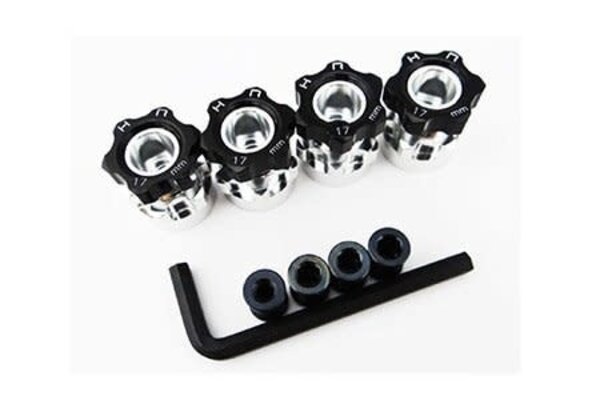 Hot Racing HRAWH17HS01 Hex Hub Adapters, 12mm to 17mm w/ 6mm Offset