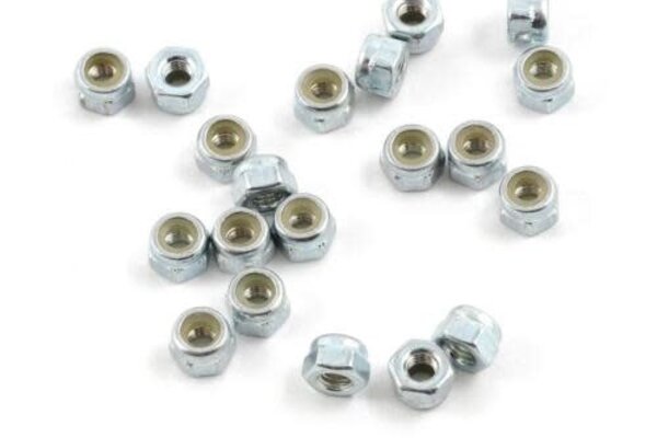 Protek RC PTK-H-5200  3mm High Strength Nylon Locknut (20)