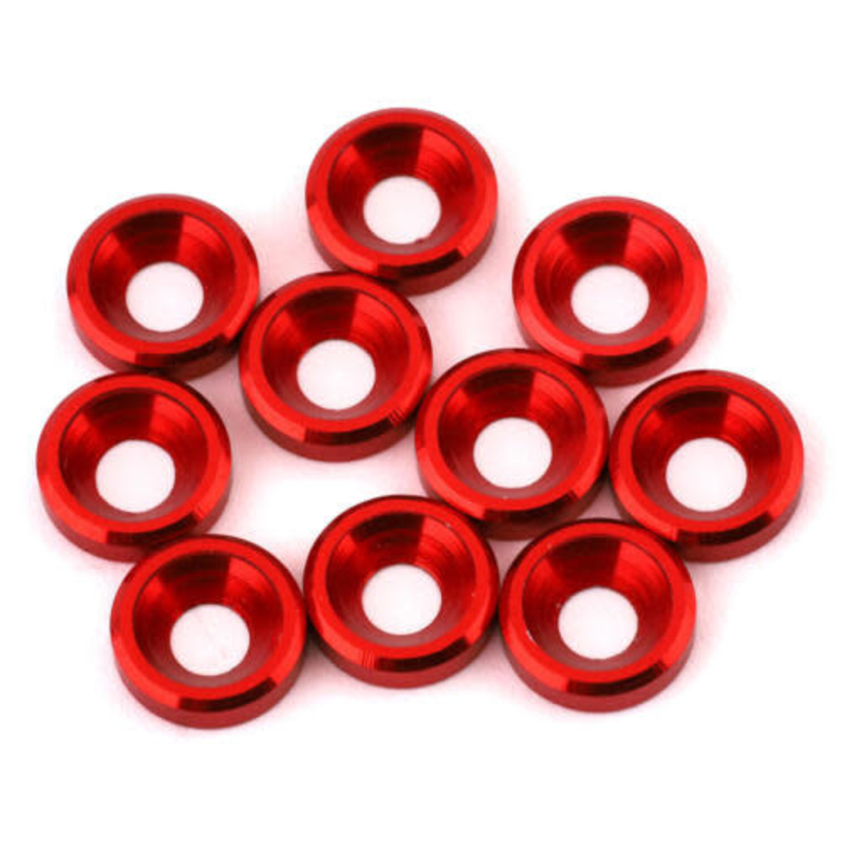 DragRace Concepts DRC-0760.1   DragRace Concepts 3mm Countersunk Washers (Red) (10)