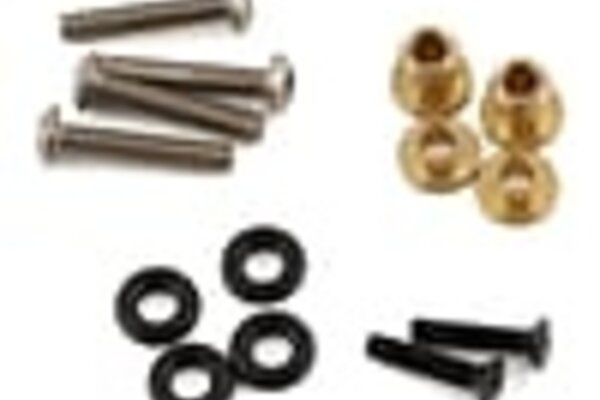 Yeah Racing YEA-DDP-090RD   Yeah Racing Desert Lizard Piggyback Shocks w/Reservoir (Red) (2) (90mm)