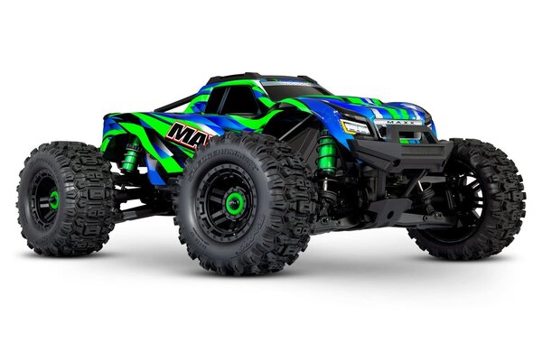 Traxxas 89086-4-GRN Maxx®: 1/10 Scale 4WD Brushless Electric Monster Truck with TQi™ Traxxas Link™ Enabled 2.4GHz Radio System & Traxxas Stability Management (TSM)®