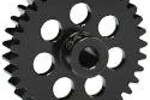 Hot Racing HRANSG34M1 34 Tooth Steel Mod 1 Pinion Gear, 5mm