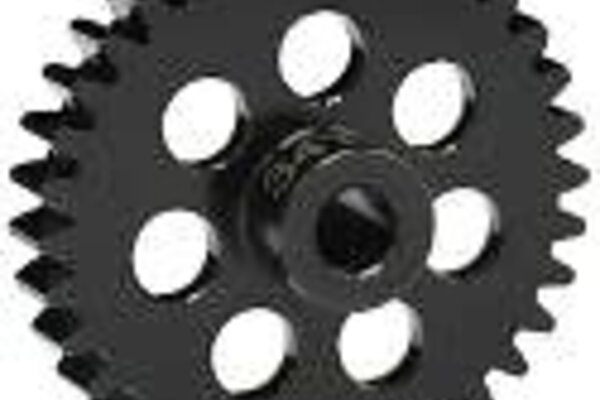Hot Racing HRANSG34M1 34 Tooth Steel Mod 1 Pinion Gear, 5mm