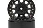 SSD RC SSD00003  SSD RC D Hole 1.9 Steel Beadlock Crawler Wheels (Black) (2)