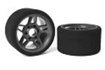 Corally (Team Corally) COR14713-35  Attack Foam Tires - 1/8 SSX-8 - 35 Shore - Front - 65mm -