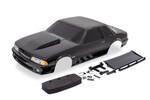 Traxxas 9421A Body, Ford Mustang, Fox Body, black (painted, decals applied)