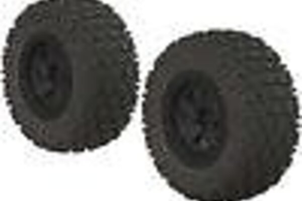 ARRMA AR550042 Fortress SC Tire Set Glued Black (2)