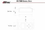 Hitec HS-75BB Retract Servo .34sec/114oz @ 6.0v Hitec HS-75BB Retract Servo .34sec/114oz @ 6.0v