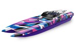 Traxxas 57046-4-PRPL DCB M41 Widebody:  Brushless 40' Race Boat with TQi™ Traxxas Link™ Enabled 2.4GHz Radio System & Traxxas Stability Management (TSM)®